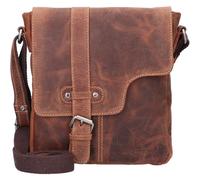 Greenburry Vintage Umhängetasche Leder 22 cm brown 1650-5-25