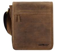 Greenburry Vintage Umhängetasche Leder 23 cm braun (1748A-25)
