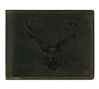 GREENBURRY Vintage Wallet Olive Royal Stag