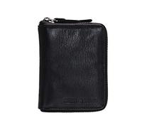 Greenburry Vintage Washed Geldbörse Leder 10 cm, Schwarz, one Size, Vintage