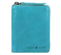 Greenburry Vintage Washed Geldbörse Leder 10 cm turquise Herren