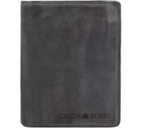 Greenburry Vintage Washed Geldbörse Leder 10 cm anthrazite (2921-20) grau