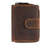 GREENBURRY Vintage Zip Wallet Brown