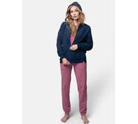 greenjama Damen Hoodie in weicher Sweat Qualität, GOTS-Zertifiziert Sweatjacke, Ultramarin, 44