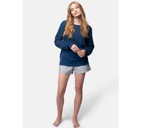 greenjama Damen Langarm-Shirt aus Derby-Rib, GOTS-zertifiziert Ultramarin 38