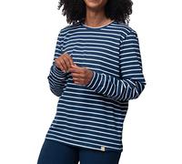 greenjama Damen Langarm-Shirt Ringel, GOTS-zertifiziert Ultramarin 44