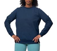 greenjama Damen Shirt in weicher Sweat Qualität, GOTS-Zertifiziert Sweatshirt, Ultramarin, 38
