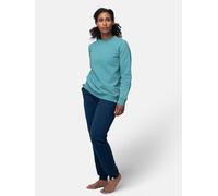 greenjama Damen Shirt in weicher Sweat Qualität, GOTS-zertifiziert Topaz 40
