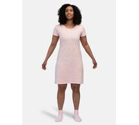 greenjama Damen Sleepshirt Slub Jersey mit Druck, aus Bio Baumwolle und GOTS zertifiziert Rosé/Rosa 42