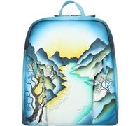 Greenland Nature Art+Craft City Rucksack Leder 37 cm handbemalt (8325) mehrfarbig
