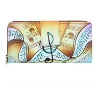 Greenland Nature ART+CRAFT Geldbörse RFID Leder 20 cm handbemalt (8310)