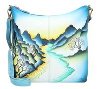 Greenland Nature Art+Craft Umhängetasche Leder 32 cm handbemalt (8327)