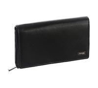 Greenland Nature Black Nappa Damen Langbörse 3051 Schwarz Geldbeutel