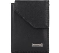 Greenland Nature Black Nappa Geldbörse RFID Leder 7 cm schwarz (3042-schwarz) schwarz