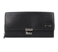 Greenland Nature Black Nappa Kellnerbörse Geldbörse RFID Leder 18 cm schwarz (3030-schwarz) schwarz