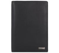 Greenland Nature Black Nappa Reisepassetui RFID Leder 11,5 cm cognac (3031-cognac) schwarz