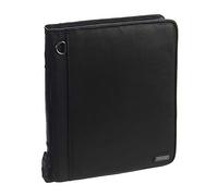 Greenland Nature Black Nappa Schreibmappe Leder 35 cm