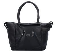 Greenland Black Nappa Shopper Tasche Leder 33 cm black