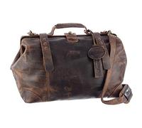 Greenland Nature Classic Doc-Bag XL Arztkoffer Doktorkoffer Arzttasche Doktortasche Hebammentasche Doc Case Koffer aus feinstem Leder braun - Geschenkset Greenland-2509