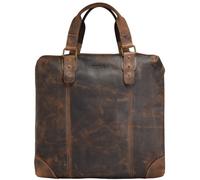 Greenland Nature Classic Handtasche Leder 37 cm brown (2510-25) braun