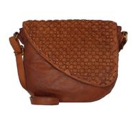 GreenLand Nature Umhängetasche FEMI & NINE, mit schönen Flechtdetails B/H/T: 26 cm x 24 4 braun Damen Handtaschen Taschen B/H/T: 26 cm x 24 cm x 4 cm cognac