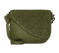 Greenland Nature Femi & Nine Umhängetasche Leder 24 cm green (2854-4) gruen