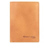 Greenland Nature GreenLand NATURE Geldbörse RFID Schutz Leder 9 cm braun (1032-braun)