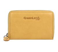 Greenland Nature Kreditkartenetui RFID Schutz Leder 10.5 cm gelb