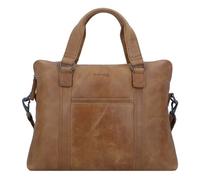 Greenland Nature Light Aktentasche Leder 38 cm Laptopfach braun