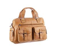 Greenland Yucatan Leder Aktentasche hellbraun