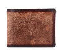 Geldbörse GREENLAND NATURE "MASCU & LINE" braun Kleinlederwaren Geldbörsen Geldscheinklammern mit RFID Technologie (30892257-0)