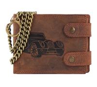 Greenland Nature Montenegro Geldbörse RFID Leder 12 cm car (2976-3O-braun) braun