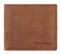 Greenland Nature Montenegro Geldbörse RFID Leder 12 cm braun (2953-braun)