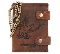 Greenland Nature Montenegro Geldbörse RFID Leder 9 cm braun