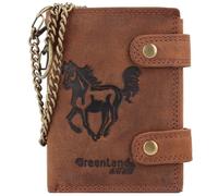Greenland Nature Montenegro Geldbörse RFID Leder 9 cm horse (2975-2H-braun) braun