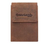Greenland Nature Montenegro Kreditkartenetui RFID Leder 6,5 cm braun