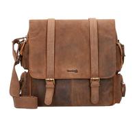 Greenland Nature Montenegro Messenger Leder 31 cm Laptopfach natur (GRL-2924-00) braun