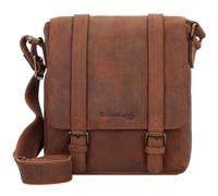 Greenland Nature Montenegro Umhängetasche RFID Leder 23 cm braun (2927-braun) braun