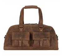 Greenland Nature Montenegro Weekender Reisetasche Leder 60 cm braun