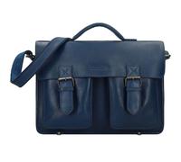 Greenland Nature Nature Aktentasche Leder 40 cm blau