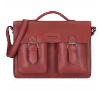 Greenland Nature Nature Aktentasche Leder 40 cm rot