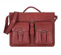 Greenland Nature Nature Aktentasche Leder 40 cm bordeaux (1100-27) rot
