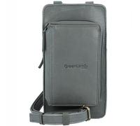 Greenland Nature Nature Soft Handytasche Geldbörse Leder 11 cm aqua (2866-5) gruen