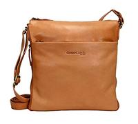 Greenland Nature Nature Umhängetasche Leder 28 cm mandarine (2865-2) braun