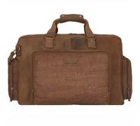 Greenland Nature Nature Weekender Reisetasche Leder 50 cm Laptopfach cork (3200-cork) braun