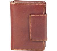 Greenland Nature Rubin Geldbörse Leder 10 cm Handyfach braun (2313-25)