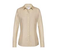 Greiff Basic Damen Dienstbluse Regular Fit Stretch Easy Care beige 34