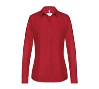 GREIFF Größe 38 Corporate Wear Basic Damen Bluse Langarm Regular Fit Rot Modell 6515