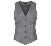 GREIFF CASUAL Damen Jerseyweste Regular-Fit Hellgrau Glencheck 52