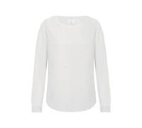 GREIFF Chiffon-Bluse 1/1 RF Regular Fit, Langarm, Rundhalsausschnitt, schmale Manschette, Farbe: Offwhite, Größe 38